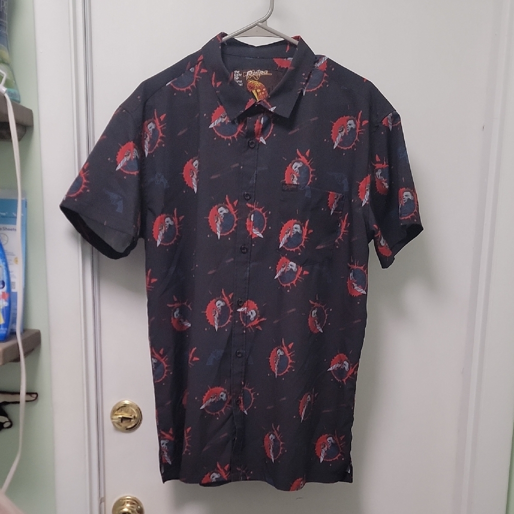Black Graphic Men's Shirt